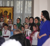 В Киеве, в галерее-ризнице выступил церковный детский хор