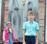 Детки Воскресной школы посетили Голосеевский монастырь